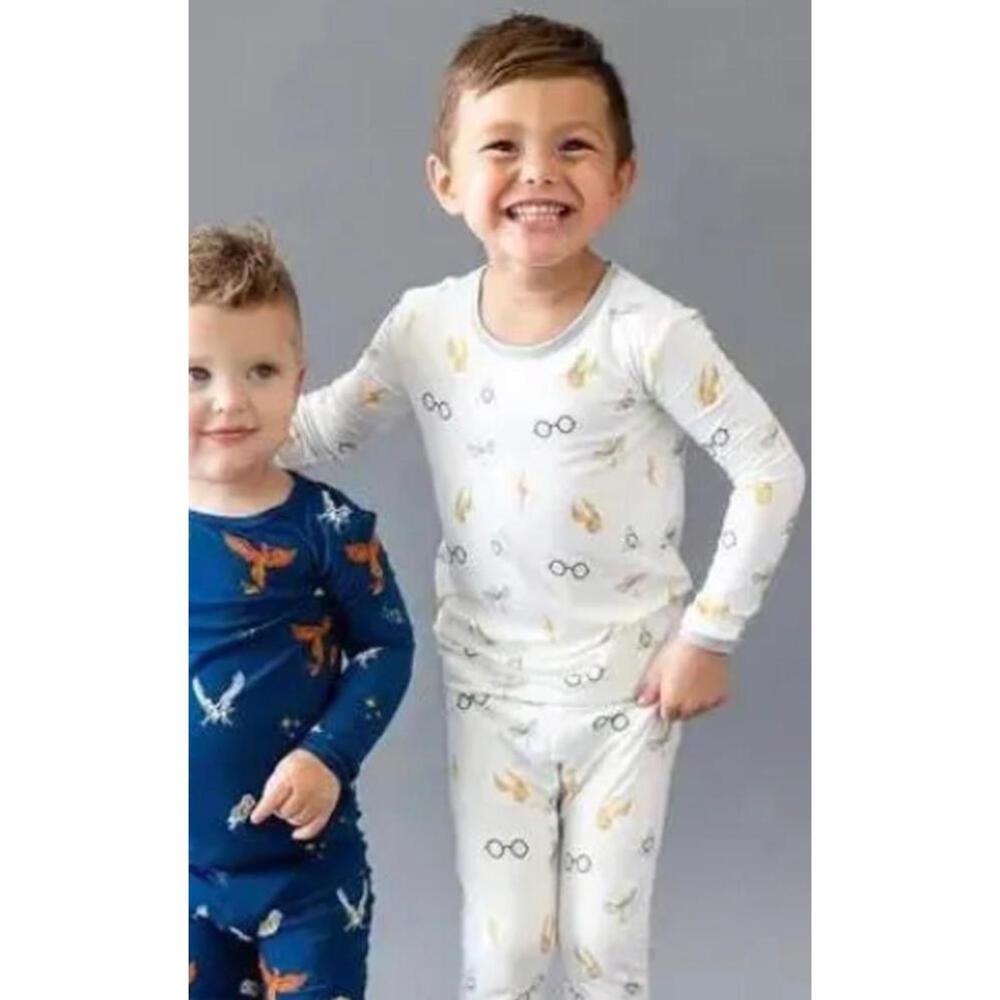 Kyte Baby White Harry Potter Bamboo Pajamas Two Piece 18–24 Months